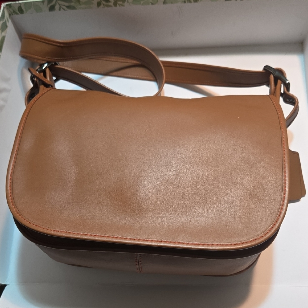 Coach Saddle Messenger Crossbody Bag - Picture 8 of 16